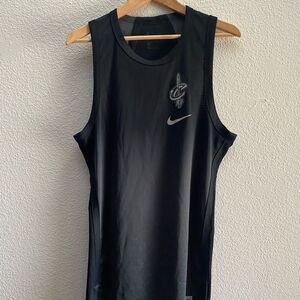 Nike NBA Cleveland Cavaliers Black Out Jersey 865476-010 Sewn Women's Medium